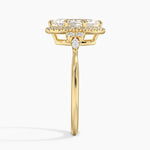 Nadia Halo Diamond Ring (1/4 ct. tw.) Yellow Gold 18k Marquise Engagement Ring