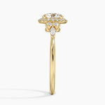 Nadia Halo Diamond Ring (1/4 ct. tw.) Yellow Gold 18k Round Engagement Ring