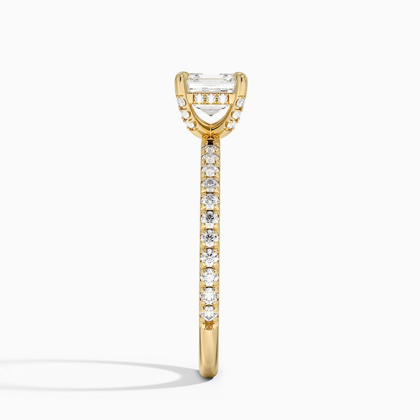 Sonora Perfect Fit Diamond Ring (1/3 ct. tw.) Yellow Gold 18k Asscher Engagement Ring