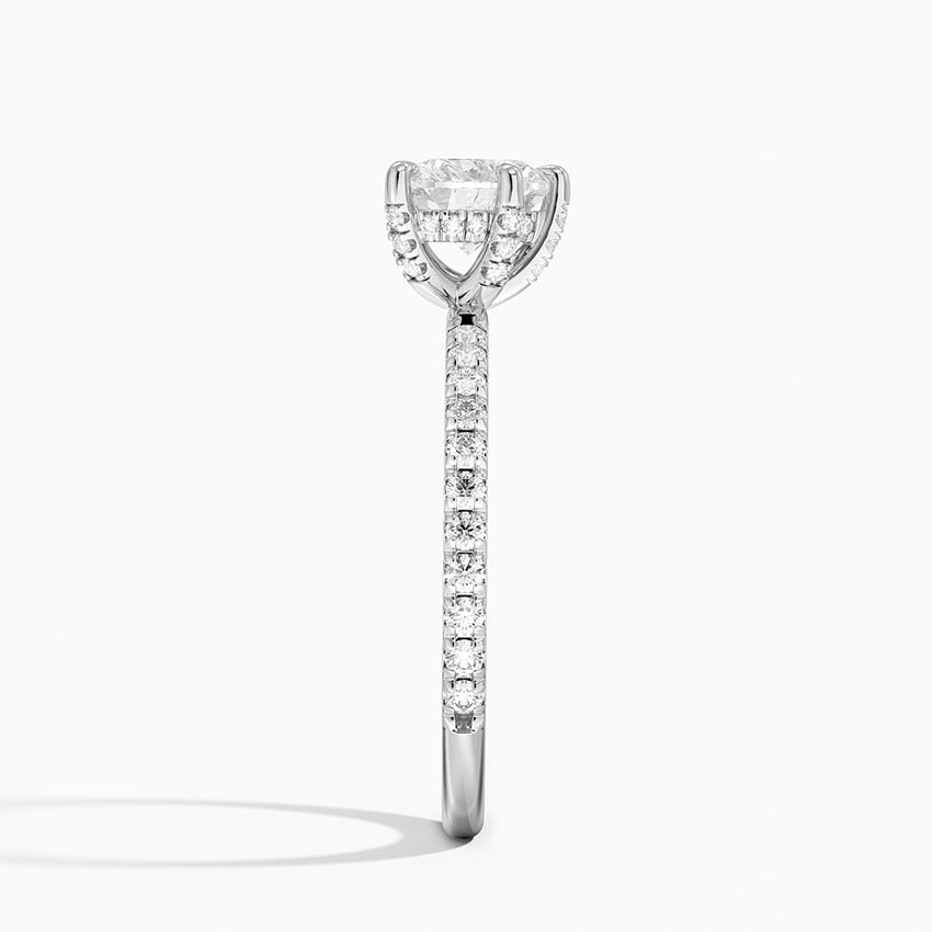 Sonora Perfect Fit Diamond Ring (1/3 ct. tw.) Platinum Heart Engagement Ring