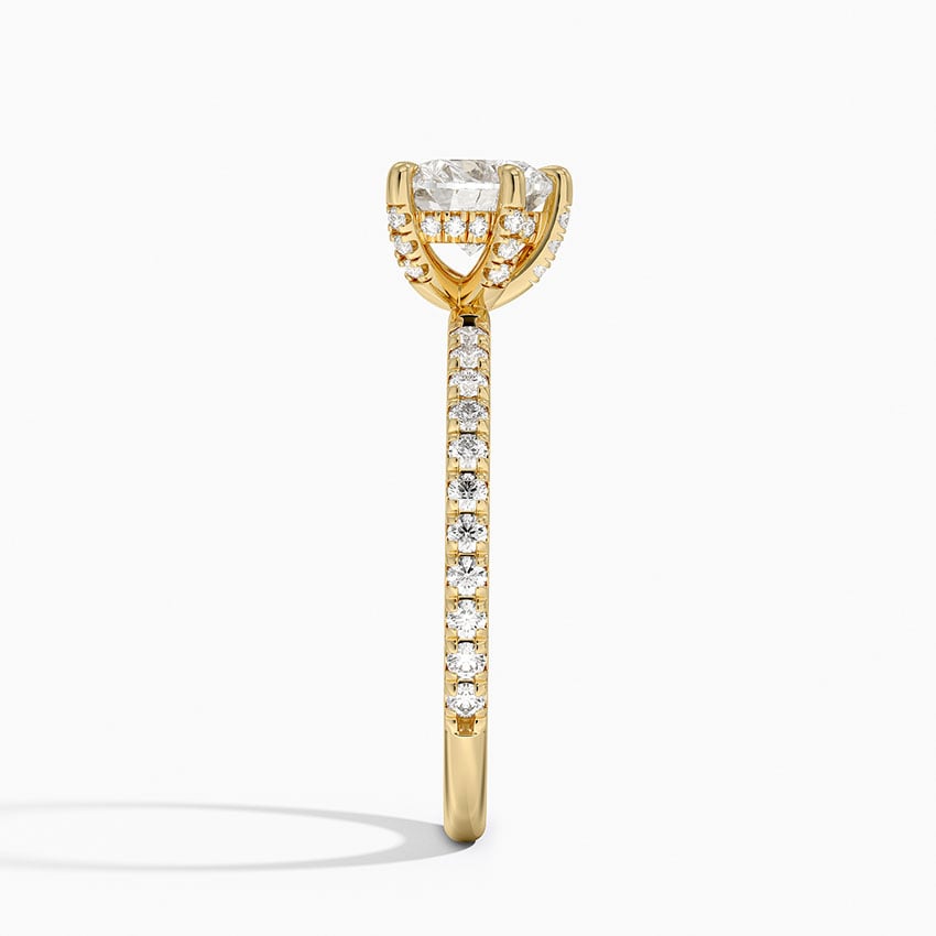 Sonora Perfect Fit Diamond Ring (1/3 ct. tw.) Yellow Gold 18k Heart Engagement Ring