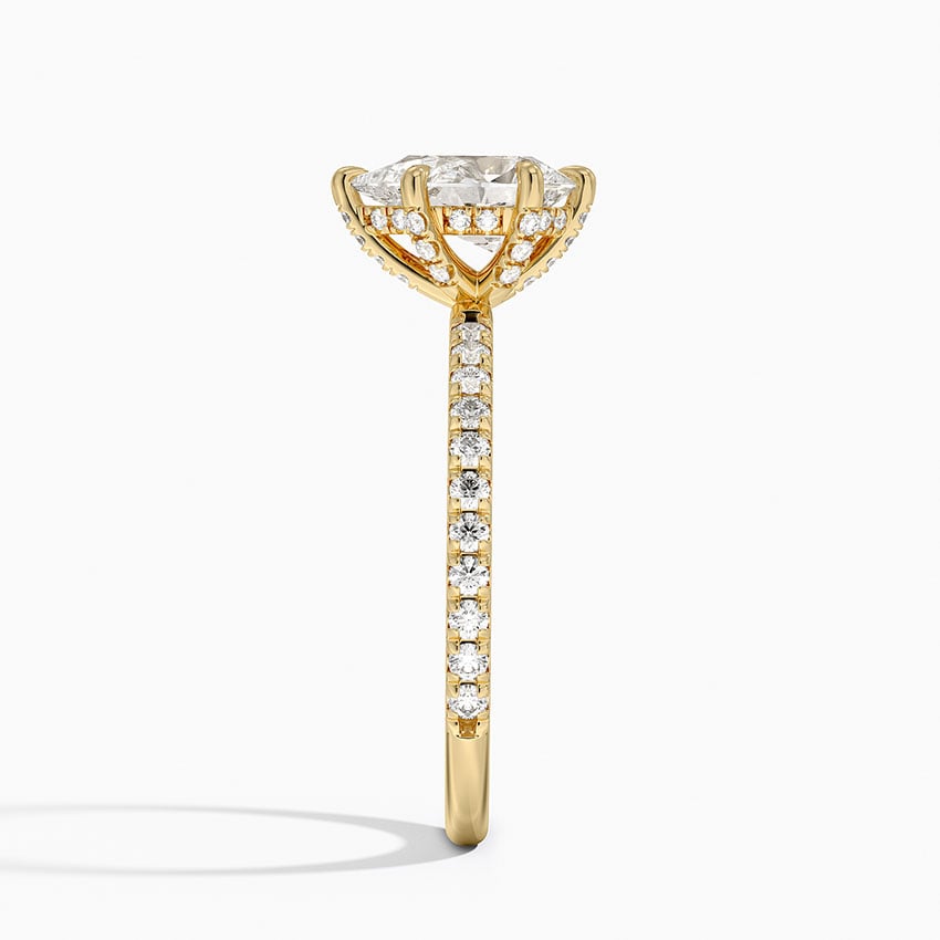 Sonora Perfect Fit Diamond Ring (1/3 ct. tw.) Yellow Gold 18k Pear Engagement Ring