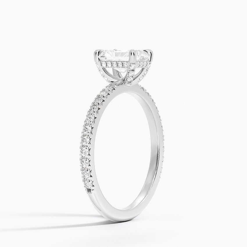 Sonora Perfect Fit Diamond Ring (1/3 ct. tw.) Platinum Radiant Engagement Ring