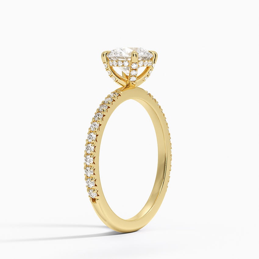 Sonora Perfect Fit Diamond Ring (1/3 ct. tw.) Yellow Gold 18k Round Engagement Ring