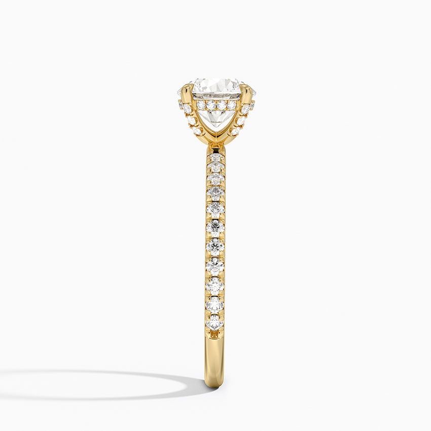 Sonora Perfect Fit Diamond Ring (1/3 ct. tw.) Yellow Gold 18k Round Engagement Ring