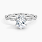 Sonora Perfect Fit Diamond Ring (1/3 ct. tw.) Platinum Pear Engagement Ring