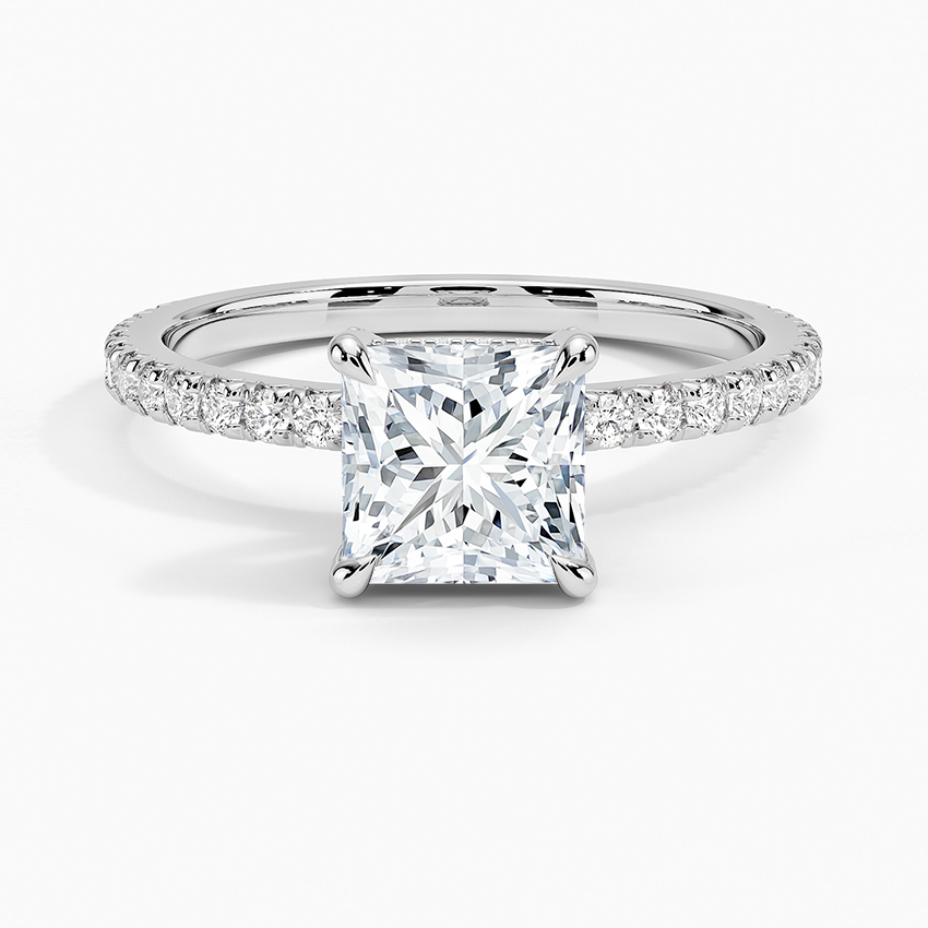 Sonora Perfect Fit Diamond Ring (1/3 ct. tw.) Platinum Princess Engagement Ring