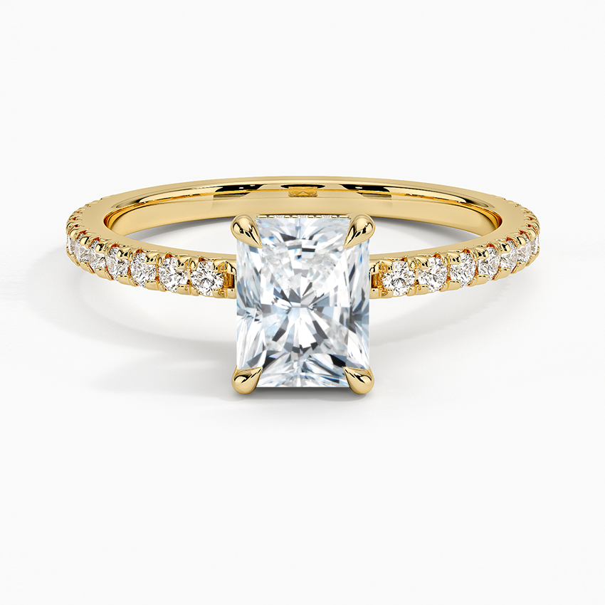 Sonora Perfect Fit Diamond Ring (1/3 ct. tw.) Yellow Gold 18k Radiant Engagement Ring