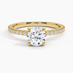 Sonora Perfect Fit Diamond Ring (1/3 ct. tw.) Yellow Gold 18k Round Engagement Ring