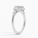 Cleo Five Stone Diamond Ring Platinum Oval Engagement Ring