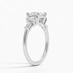 Cleo Five Stone Diamond Ring Platinum Princess Engagement Ring