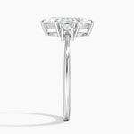 Petite Selene Three Stone Diamond Ring (1/10 ct. tw.) Platinum Marquise Engagement Ring