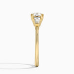 Symphony Double Prong Three Stone Diamond Ring (1/2 ct. tw.) Yellow Gold 18k Cushion Engagement Ring