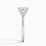 Symphony Double Prong Three Stone Diamond Ring (1/2 ct. tw.) Platinum Oval Engagement Ring