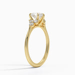 Luxe Melody Diamond Ring (1/5 ct. tw.) Yellow Gold 18k Heart Engagement Ring