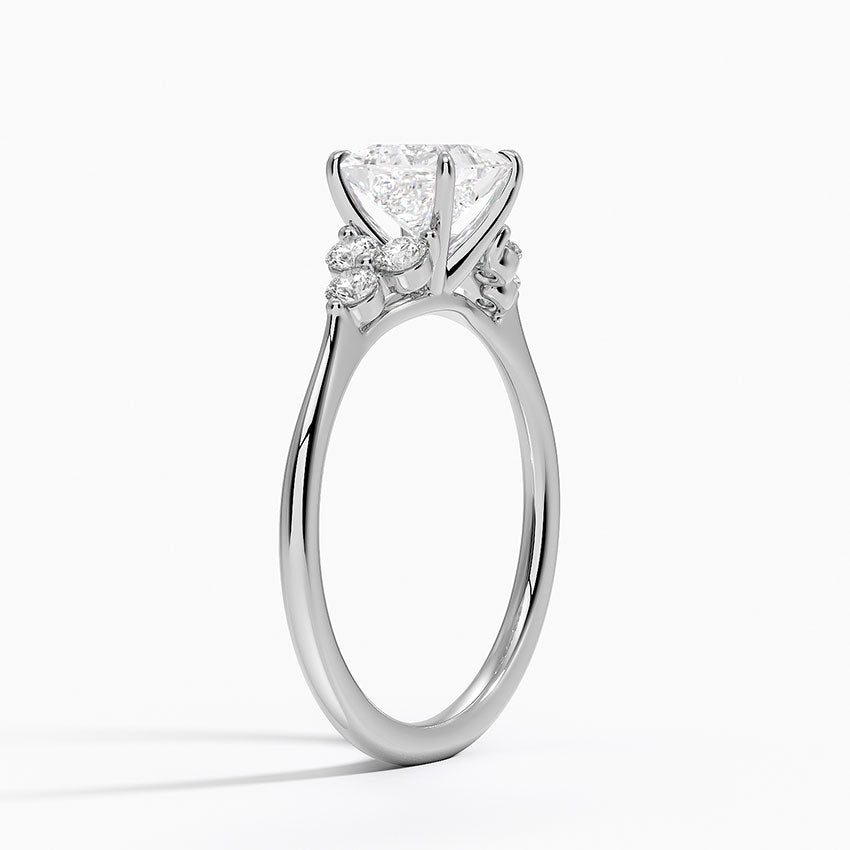 Luxe Melody Diamond Ring (1/5 ct. tw.) Platinum Princess Engagement Ring