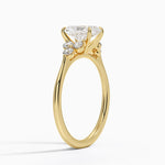 Luxe Melody Diamond Ring (1/5 ct. tw.) Yellow Gold 18k Radiant Engagement Ring