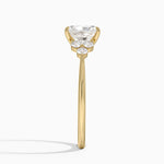 Luxe Melody Diamond Ring (1/5 ct. tw.) Yellow Gold 18k Radiant Engagement Ring