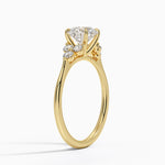Luxe Melody Diamond Ring (1/5 ct. tw.) Yellow Gold 18k Round Engagement Ring