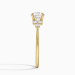 Luxe Melody Diamond Ring (1/5 ct. tw.) Yellow Gold 18k Round Engagement Ring