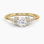 Luxe Melody Diamond Ring (1/5 ct. tw.) Yellow Gold 18k Round Engagement Ring