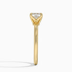 Elodie 1.8mm Solitaire Ring Yellow Gold 18k Asscher Engagement Ring