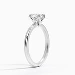 Elodie 1.8mm Solitaire Ring Platinum Cushion Engagement Ring