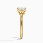 Elodie 1.8mm Solitaire Ring Yellow Gold 18k Emerald Engagement Ring