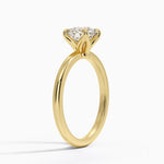 Elodie 1.8mm Solitaire Ring Yellow Gold 18k Round Engagement Ring