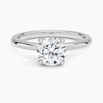 Elodie 1.8mm Solitaire Ring Platinum Round Engagement Ring
