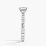 Perfect Fit Eternity Diamond Ring (1 1/3 ct. tw.) Platinum Asscher Engagement Ring