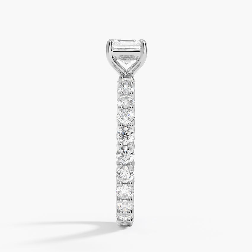 Perfect Fit Eternity Diamond Ring (1 1/3 ct. tw.) Platinum Asscher Engagement Ring