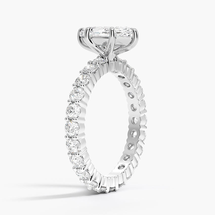 Perfect Fit Eternity Diamond Ring (1 1/3 ct. tw.) Platinum Marquise Engagement Ring