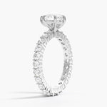 Perfect Fit Eternity Diamond Ring (1 1/3 ct. tw.) Platinum Pear Engagement Ring