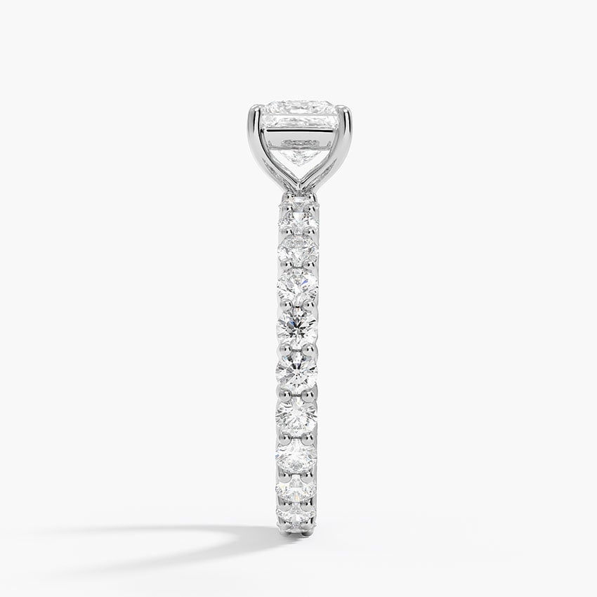 Perfect Fit Eternity Diamond Ring (1 1/3 ct. tw.) Platinum Princess Engagement Ring