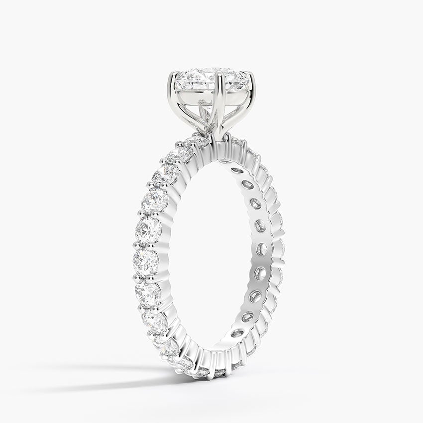Perfect Fit Eternity Diamond Ring (1 1/3 ct. tw.) Platinum Round Engagement Ring