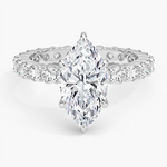 Perfect Fit Eternity Diamond Ring (1 1/3 ct. tw.) Platinum Marquise Engagement Ring