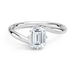 Atelier Solitaire Engagement Ring 18K White Gold EM