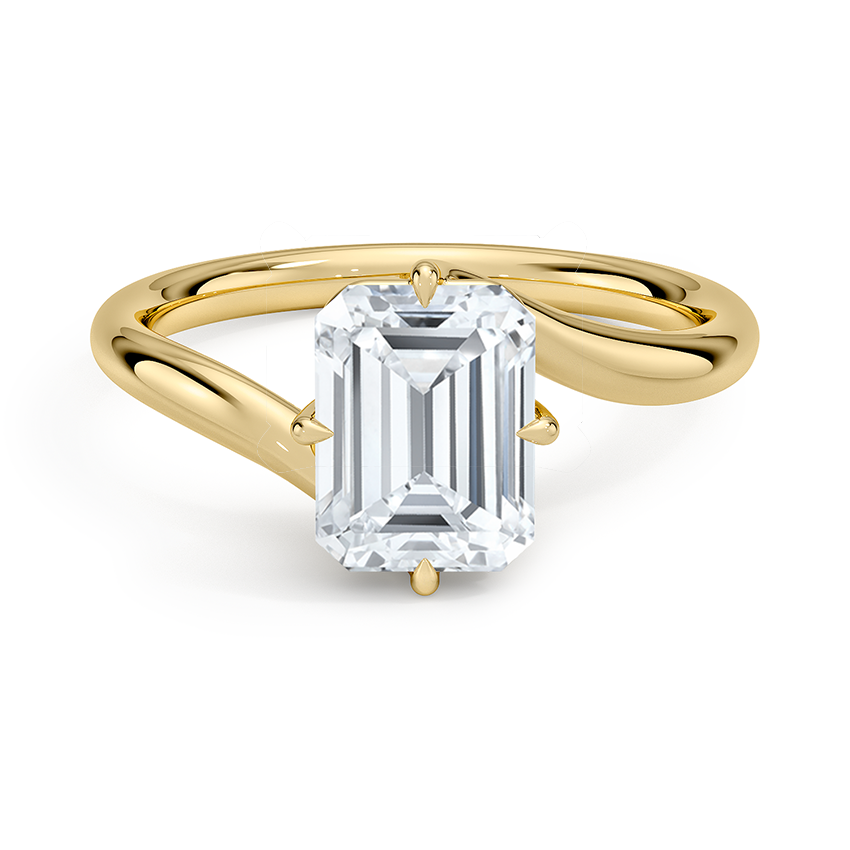 Atelier Solitaire Engagement Ring 18K Yellow Gold EM