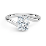Atelier Solitaire Engagement Ring 18K White Gold RA