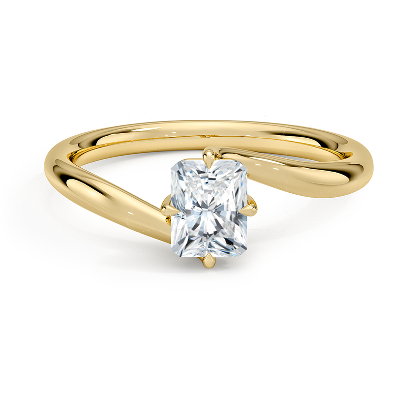 Atelier Solitaire Engagement Ring 18K Yellow Gold RA