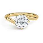 Atelier Solitaire Engagement Ring 18K Yellow Gold RD