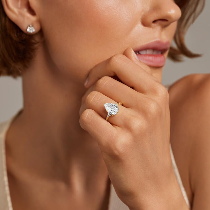 Camellia Milgrain Diamond Ring Engagement Ring Setting