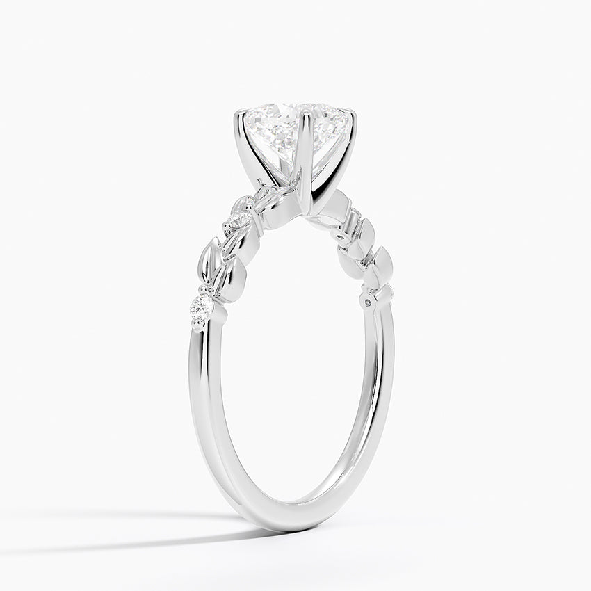 Briar Diamond Ring Platinum Cushion Engagement Ring