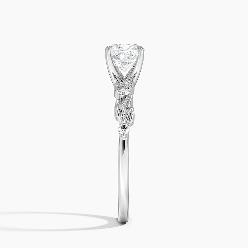 Briar Diamond Ring Platinum Cushion Engagement Ring