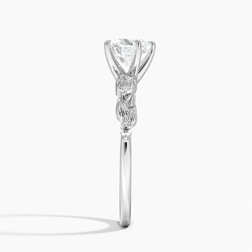 Briar Diamond Ring Platinum Heart Engagement Ring