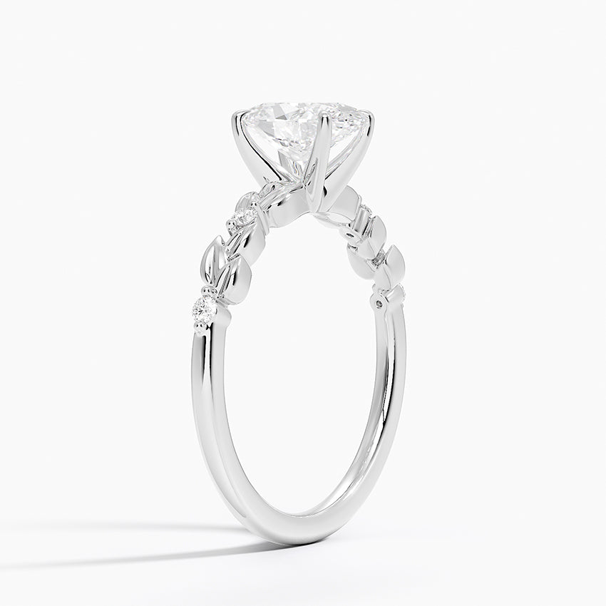 Briar Diamond Ring Platinum Oval Engagement Ring