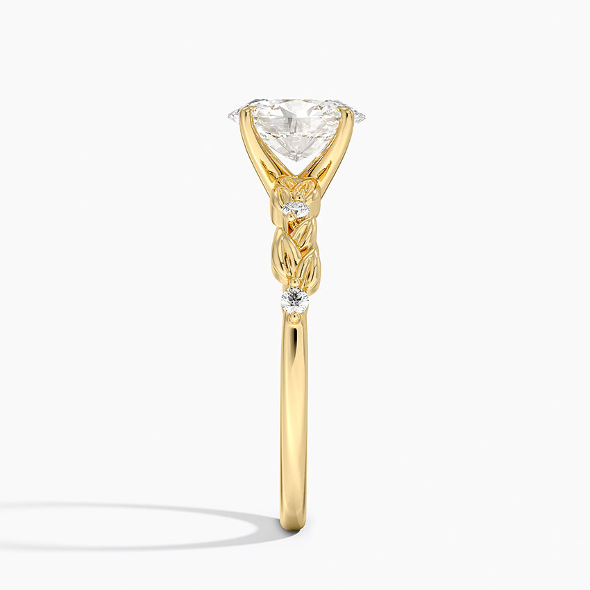 Briar Diamond Ring Yellow Gold 18k Oval Engagement Ring