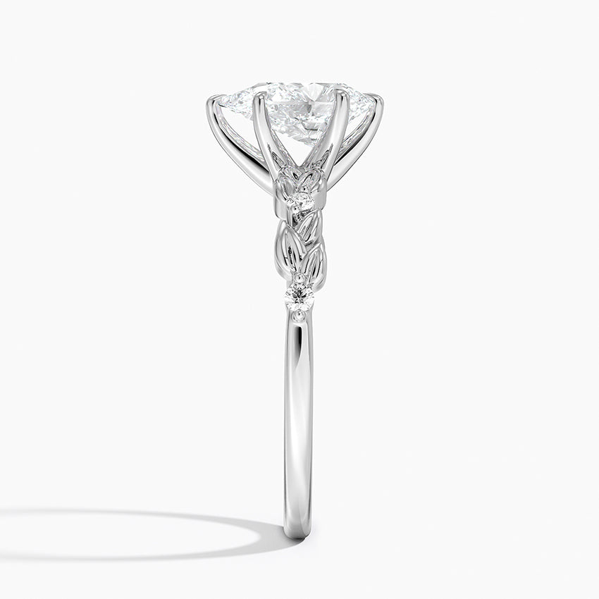 Briar Diamond Ring Platinum Pear Engagement Ring