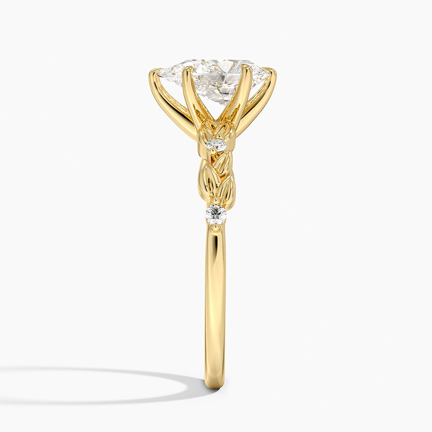 Briar Diamond Ring Yellow Gold 18k Pear Engagement Ring